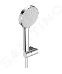 HANSA - Activejet Set sprchové hlavice, 1 proud, držáku a hadice, světle šedá/chrom (84380113)