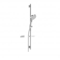 HANSA - Activejet Set sprchové hlavice 3 proudy, tyče a hadice, světle šedá/chrom (84370130)