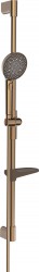 HANSA - Aurelia Set sprchové hlavice, tyče a hadice, 3 proudy, broušený bronz (4715013081)