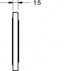 HANSA - Bluebox Prodloužení růžice 15 mm, kulaté (59914191)
