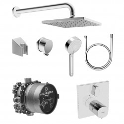 HANSA - Bluebox Sprchový set s termostatem, 3 proudy, chrom (89950000)