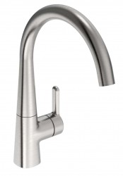 HANSA - Designo Dřezová baterie, broušená ocel (5101228380)