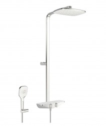 HANSA - Emotion Sprchový set s termostatem, 36x22 cm, 3 proudy, bílá/chrom (5865017182)