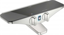 HANSA - Emotion Termostatická vanová baterie Wellfit, antracit/chrom (5864217284)