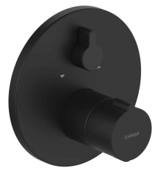 HANSA - Home Termostatická baterie pod omítku, pro 2 spotřebiče, matná černá (8862904533)