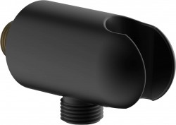 HANSA - Kolínka Nástěnné kolínko s držákem, matná černá (290019-33)