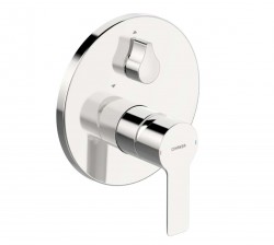 HANSA - Ligna Baterie pod omítku pro 2 spotřebiče, chrom (83859503)