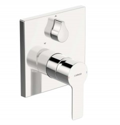 HANSA - Ligna Baterie pod omítku pro 2 spotřebiče, chrom (83859513)