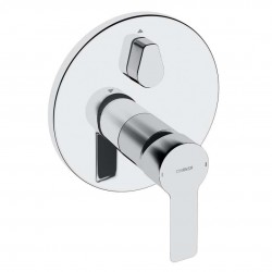 HANSA - Ligna Vanová baterie pod omítku, s přepínačem pro 2 výstupy, chrom (83853503)