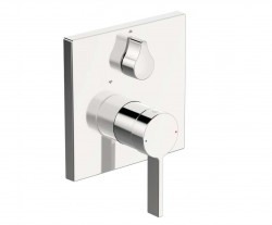 HANSA - Loft Baterie pod omítku pro 2 spotřebiče, s přepínačem, chrom (87609003)