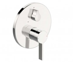 HANSA - Loft Vanová baterie pod omítku, s přepínačem pro 2 výstupy, chrom (87723003)