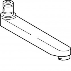 HANSA - Medica Výtok komplet, 235 mm (59910417)
