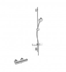 HANSA - Micra Sprchový set s termostatem, 3 proudy, chrom (48150171)