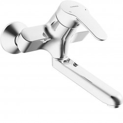 HANSA - Mix Páková umyvadlová nástěnná baterie, chrom (01948283)