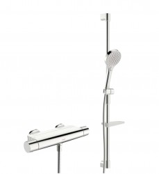 HANSA - Optima Sprchový set s termostatem, 3 proudy, chrom (48130331)