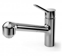 HANSA - Primo Dřezová baterie s výsuvnou sprškou, chrom (49522203)