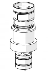 HANSA - Příslušenství Prodloužení 30 mm, páková baterie 3,5 (59913189)