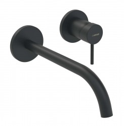 HANSA - Public Umyvadlová baterie pod omítku, 2-otvorová instalace, matná černá (5793217133)