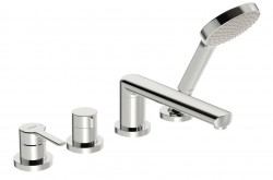 HANSA - Ronda Baterie na okraj vany, 4-otvorová instalace, chrom (03402473)