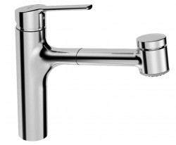 HANSA - Ronda Páková dřezová baterie, s vytahovací sprškou, chrom (03382273)