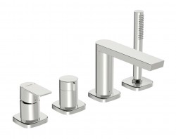 HANSA - Stela Baterie na okraj vany, 4-otvorová instalace, chrom (57302173)