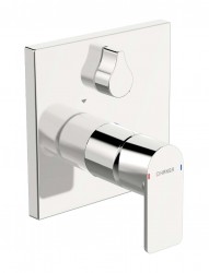 HANSA - Stela Baterie pod omítku pro 2 spotřebiče, chrom (87843073)