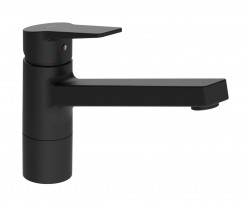 HANSA - Twist Dřezová baterie, matná černá (0914228333)