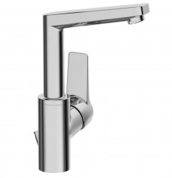 HANSA - Twist Umyvadlová baterie s výpustí a otočným výtokem, chrom (09542203)