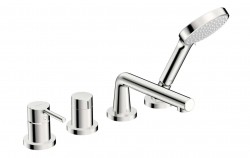 HANSA - Vantis Style Baterie na okraj vany, 4-otvorová instalace, chrom (54719007)