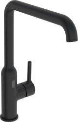 HANSA - Vantis Style Elektronická dřezová baterie, síťové napájení, Bluetooth, matná černá (5421220933)
