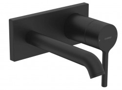 HANSA - Vantis Style Umyvadlová baterie pod omítku, matná černá (5480210733)