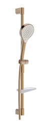 HANSA - Viva Set sprchové hlavice, tyče a hadice, 3 proudy, broušený bronz (4416021081)