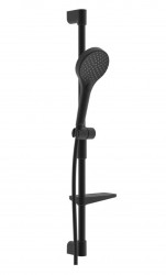 HANSA - Viva Set sprchové hlavice, tyče a hadice, 3 proudy, matná černá (4416021033)