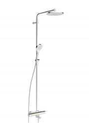 HANSA - Viva Sprchový set s vanovým termostatem, průměr 25 cm, 3 proudy, chrom (65162201)