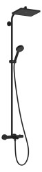 HANSGROHE - Activera Q Sprchový set s vanovým termostatem, 29x18 cm, 2 proudy, EcoSmart, matná černá (28753670)