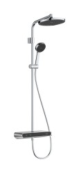 HANSGROHE - Activera S Sprchový set s termostatem, průměr 24 cm, 2 proudy, EcoSmart, chrom (28638000)