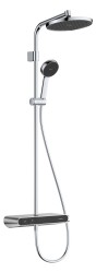 HANSGROHE - Activera S Sprchový set s termostatem, průměr 24 cm, 2 proudy, EcoSmart+, chrom (28639000)