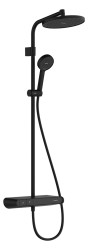 HANSGROHE - Activera S Sprchový set s termostatem, průměr 24 cm, 2 proudy, EcoSmart+, matná černá (28639670)