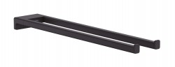 HANSGROHE - AddStoris Držák ručníků dvojitý, délka 45 cm, matná černá (41770670)