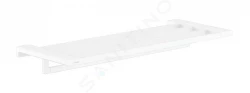 HANSGROHE - AddStoris Polička s držákem ručníků, délka 650 mm, matná bílá (41751700)