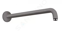 HANSGROHE - Aktiva Sprchové rameno 389 mm, kartáčovaný černý chrom (27413340)