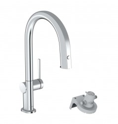 HANSGROHE - Aqittura M91 Dřezová baterie s výsuvnou koncovkou a filtrační hlavicí, chrom (76803000)