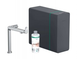 HANSGROHE - Aqittura M91 Dřezová baterie, SodaSystem, sBox, chrom (76837000)