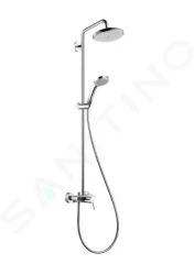 HANSGROHE - Croma 220 Sprchový set Showerpipe 220 s baterií, 1 proud, chrom (27222000)
