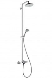 HANSGROHE - Croma 220 Sprchový set Showerpipe s termostatem, 22 cm, 1 proud, chrom (27223000)