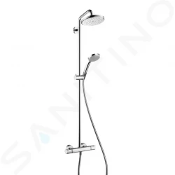 HANSGROHE - Croma 220 Sprchový set Showerpipe s termostatem, 220 mm, 4 proudy, chrom (27185000)