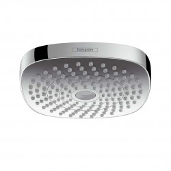 HANSGROHE - Croma Select E Hlavová sprcha, 18 cm, 2 proudy, bílá/chrom (26524400)