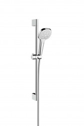 HANSGROHE - Croma Select E Set sprchové hlavice, 3 proudy, tyče a hadice, bílá/chrom (26580400)