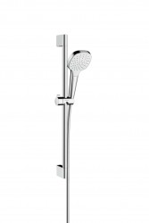 HANSGROHE - Croma Select E Sprchová souprava 1jet EcoSmart 9l/min 0,65m, bílá/chrom (26585400)