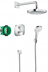 HANSGROHE - Croma Select E Sprchový set 180 s termostatem Ecostat E, 2 proudy, chrom (27294000)